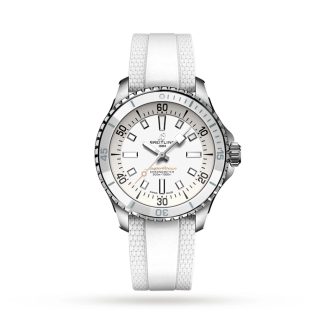 Orologio Breitling Superocean Automatic 36 in acciaio inossidabile con cinturino in gomma A17377211A1S1