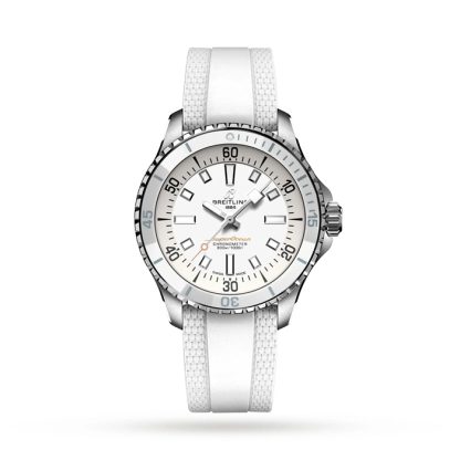 Orologio Breitling Superocean Automatic 36 in acciaio inossidabile con cinturino in gomma A17377211A1S1
