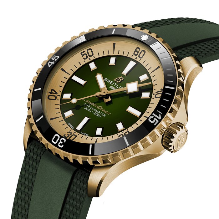 Orologio Breitling Superocean Automatic 42 Bronze Rubber Strap N17375201L1S1 - immagine 2