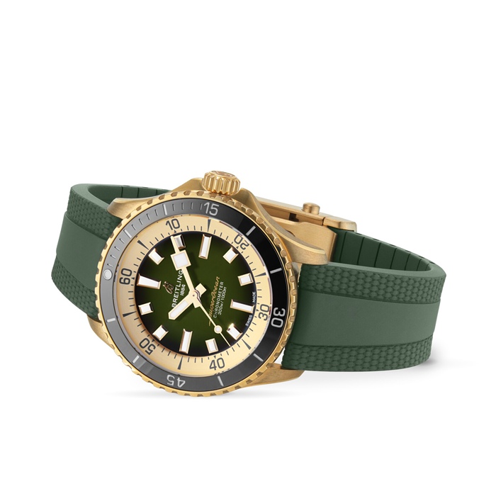 Orologio Breitling Superocean Automatic 42 Bronze Rubber Strap N17375201L1S1 - immagine 3