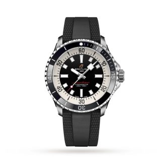 Orologio Breitling Superocean Automatic 42 Cinturino in gomma in acciaio inossidabile A17375211B1S1