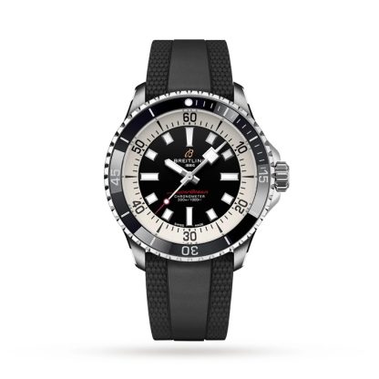 Orologio Breitling Superocean Automatic 42 Cinturino in gomma in acciaio inossidabile A17375211B1S1