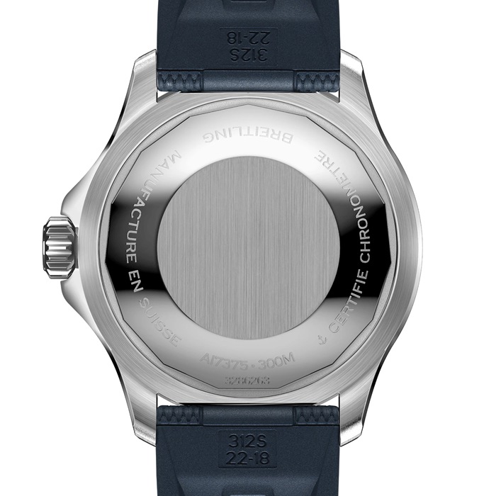 Orologio Breitling Superocean Automatic 42 Cinturino in gomma in acciaio inossidabile A17375E71C1S1 - immagine 2