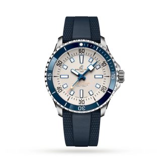 Orologio Breitling Superocean Automatic 42 Cinturino in gomma in acciaio inossidabile A17375E71G1S1