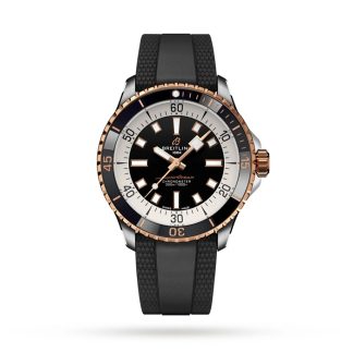Orologio Breitling Superocean Automatic 42 in acciaio inossidabile e oro rosso 18k U17375211B1S1