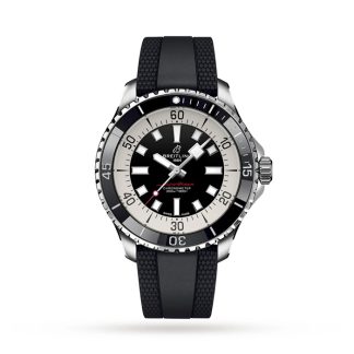 Orologio Breitling Superocean Automatic 44 Cinturino in gomma in acciaio inossidabile A17376211B1S1