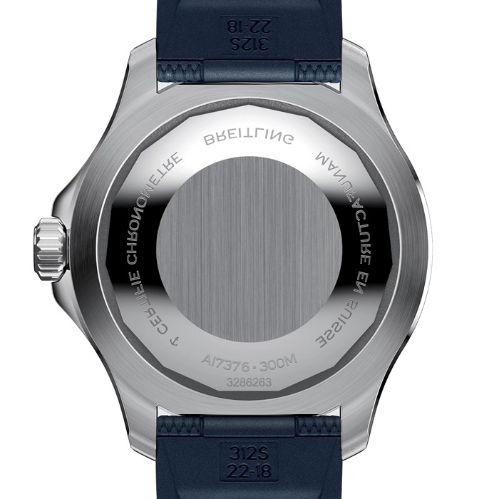 Orologio Breitling Superocean Automatic 44 Cinturino in gomma in acciaio inossidabile A17376211C1S1 - immagine 2