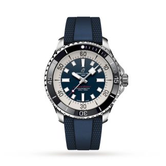 Orologio Breitling Superocean Automatic 44 Cinturino in gomma in acciaio inossidabile A17376211C1S1
