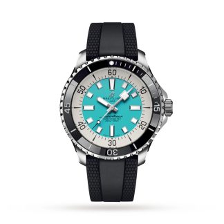 Orologio Breitling Superocean Automatic 44 Cinturino in gomma in acciaio inossidabile A17376211L2S1