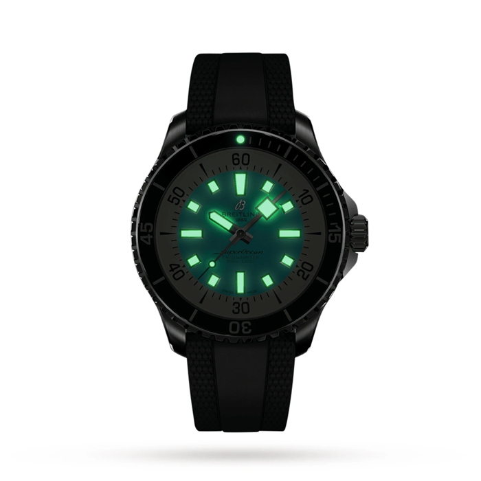 Orologio Breitling Superocean Automatic 44 Cinturino in gomma in acciaio inossidabile A17376211L2S1 - immagine 5
