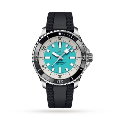 Orologio Breitling Superocean Automatic 44 Cinturino in gomma in acciaio inossidabile A17376211L2S1