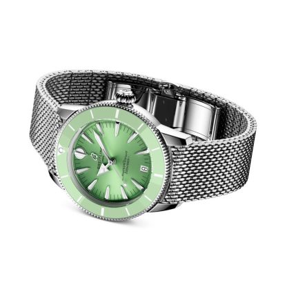Orologio Breitling Superocean Heritage Automatic 36 mm Unisex Verde A10390361L1A1 - immagine 4