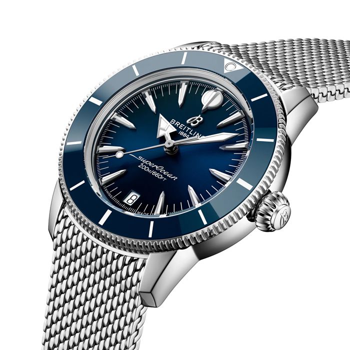 Orologio Breitling Superocean Heritage Automatic 36mm Unisex Blu A10390161C1A1 - immagine 3