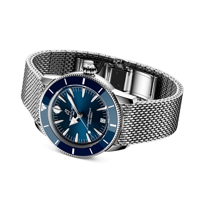 Orologio Breitling Superocean Heritage Automatic 36mm Unisex Blu A10390161C1A1 - immagine 4
