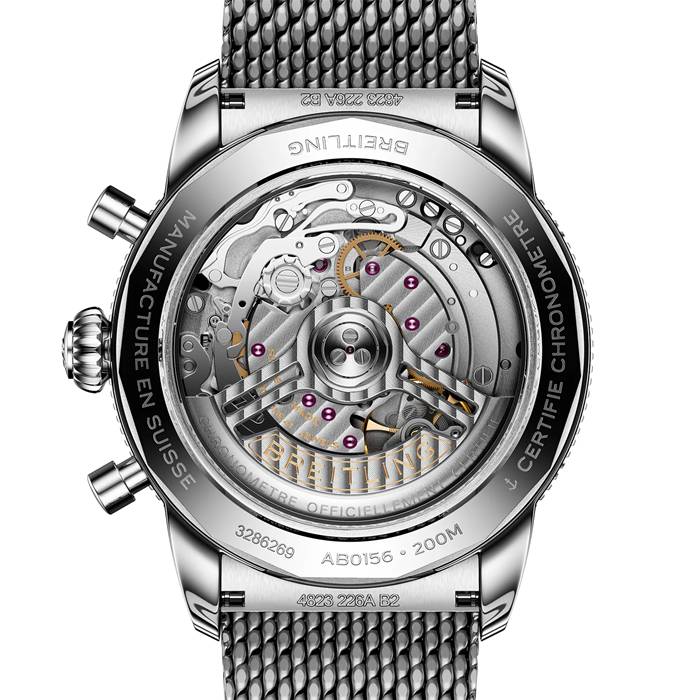 Orologio Breitling Superocean Heritage B01 Chronograph 42mm Uomo Verde AB0156361L1A1 - immagine 2