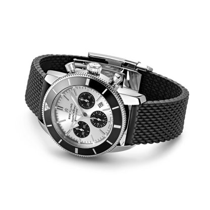 Orologio Breitling Superocean Heritage B01 Chronograph 44 in acciaio inossidabile AB0162121G1S1 - immagine 3