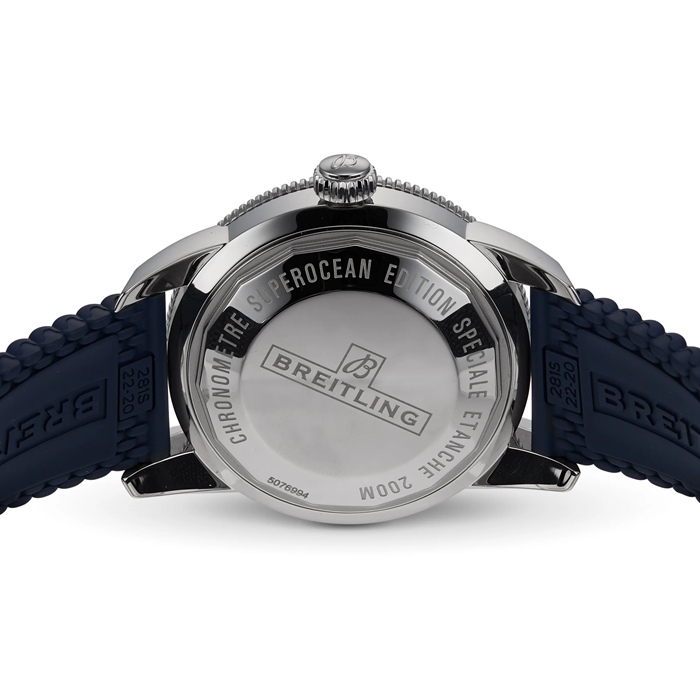 Orologio Breitling Superocean Heritage B20 Automatic 44 Acciaio inossidabile Cinturino in gomma AB2030161C1S1 - immagine 4