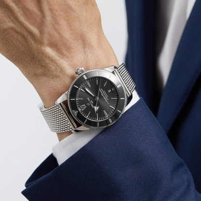 Orologio Breitling Superocean Heritage B20 Automatic 44 in acciaio inossidabile AB2030121B1A1 - immagine 5