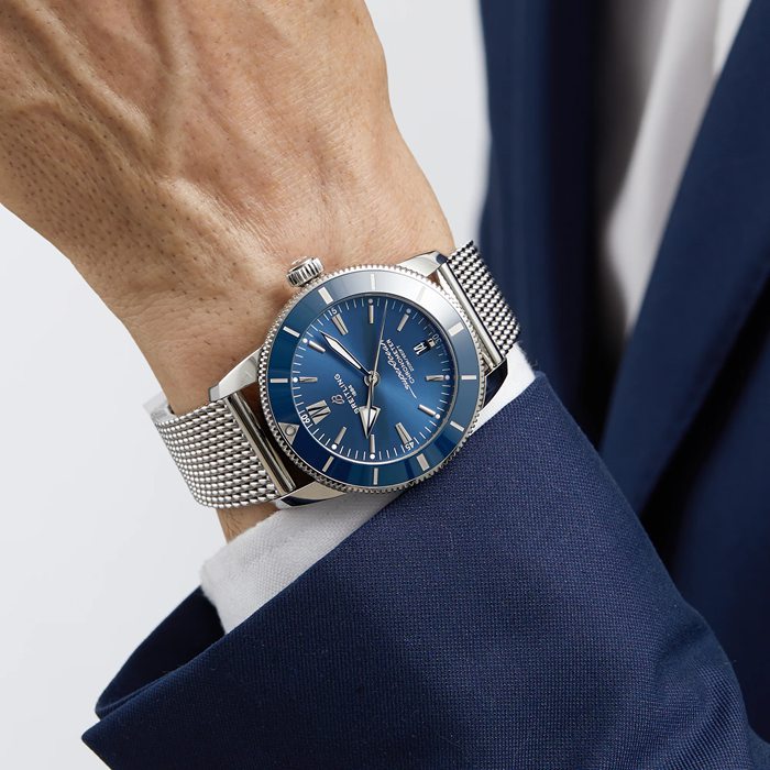Orologio Breitling Superocean Heritage B20 Automatic 44 in acciaio inossidabile AB2030161C1A1 - immagine 5