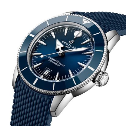 Orologio Breitling Superocean Heritage B31 Automatic 42mm Uomo Gomma Blu AB3111161C1S1 - immagine 3
