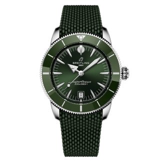 Orologio Breitling Superocean Heritage B31 Automatic 42mm Uomo Gomma Verde AB3111361L1S1