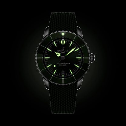 Orologio Breitling Superocean Heritage B31 Automatic 42mm Uomo Gomma Verde AB3111361L1S1 - immagine 5