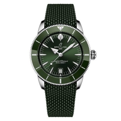 Orologio Breitling Superocean Heritage B31 Automatic 42mm Uomo Gomma Verde AB3111361L1S1