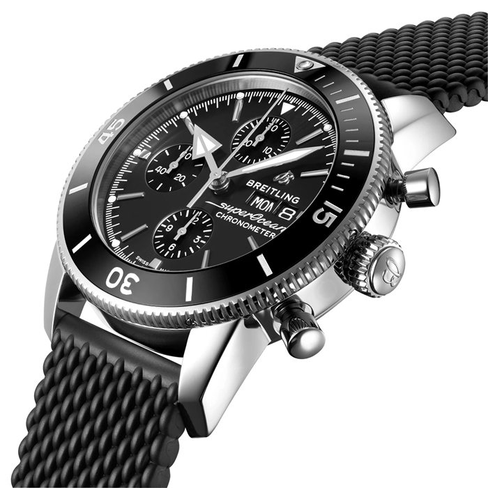 Orologio Breitling Superocean Heritage Chronograph 44 cinturino in acciaio inossidabile A13313121B1S1 - immagine 2
