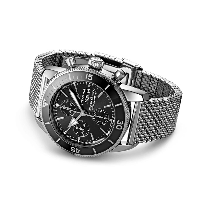 Orologio Breitling Superocean Heritage Chronograph 44 in acciaio inossidabile A13313121B1A1 - immagine 3