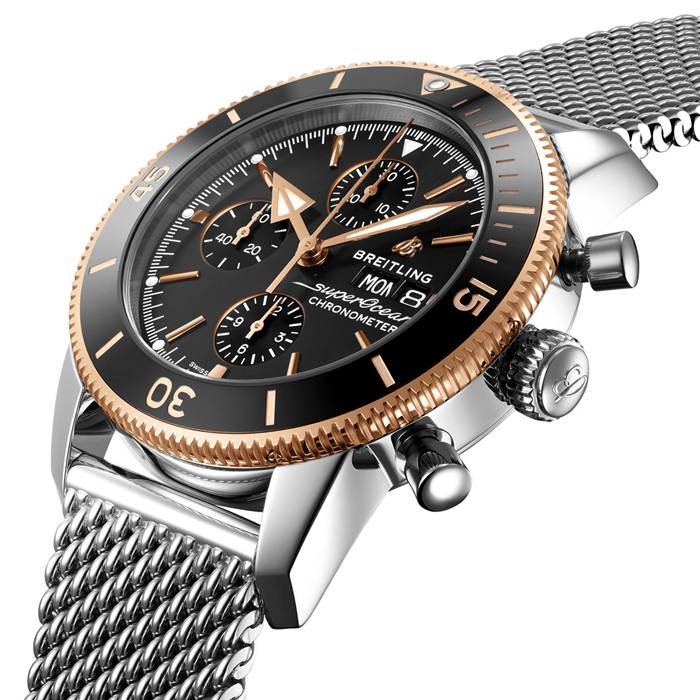 Orologio Breitling Superocean Heritage Chronograph 44 in acciaio inossidabile U13313121B1A1 - immagine 2