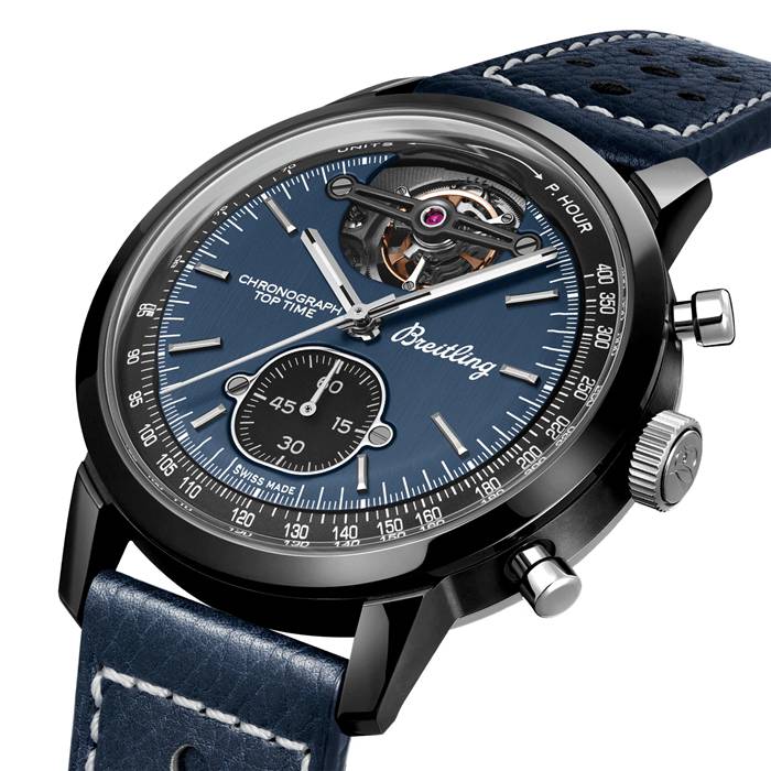 Orologio Breitling Top Time B21 Shelby Cobra Tourbillon 44mm Uomo Blu SB21251A1C1X1 - immagine 2