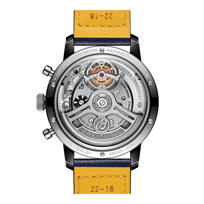 Orologio Breitling Top Time B21 Shelby Cobra Tourbillon 44mm Uomo Blu SB21251A1C1X1 - immagine 4