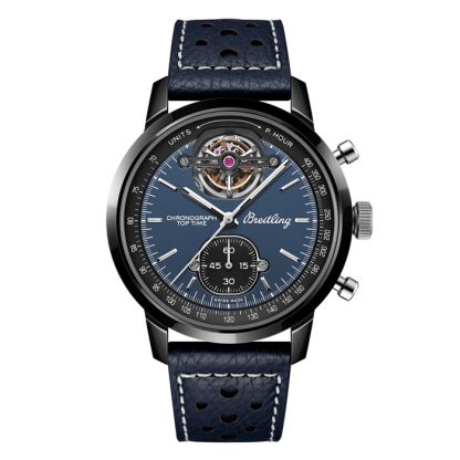 Orologio Breitling Top Time B21 Shelby Cobra Tourbillon 44mm Uomo Blu SB21251A1C1X1