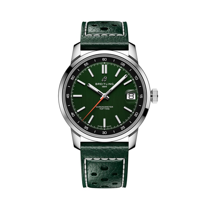 Orologio Breitling Top Time B31 38mm Uomo Verde AB3113171L1X1