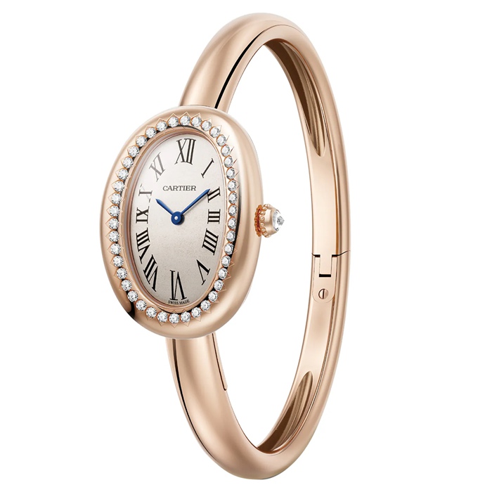 Orologio Cartier Baignoire De Cartier Modello Piccolo Misura 15 Movimento al Quarzo Cassa In Oro Rosa WJBA0041 - immagine 2