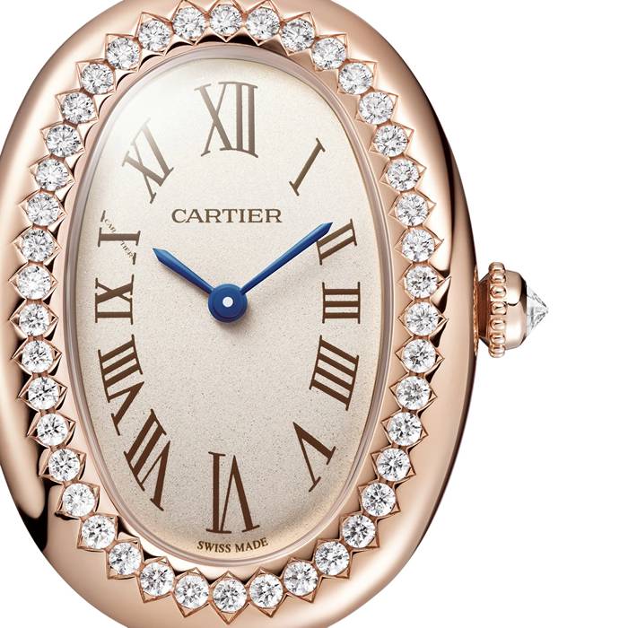 Orologio Cartier Baignoire De Cartier Modello Piccolo Misura 15 Movimento al Quarzo Cassa In Oro Rosa WJBA0041 - immagine 5
