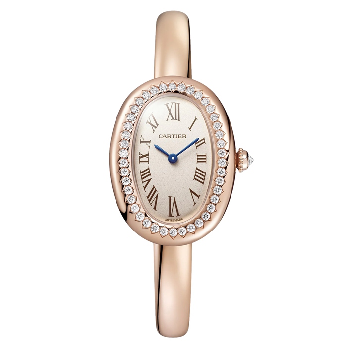 Orologio Cartier Baignoire De Cartier Modello Piccolo Misura 15 Movimento al Quarzo Cassa In Oro Rosa WJBA0041