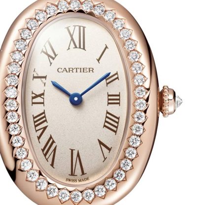 Orologio Cartier Baignoire Modello Piccolo Misura 16 Movimento al Quarzo Cassa In Oro Rosa WJBA0042 - immagine 2