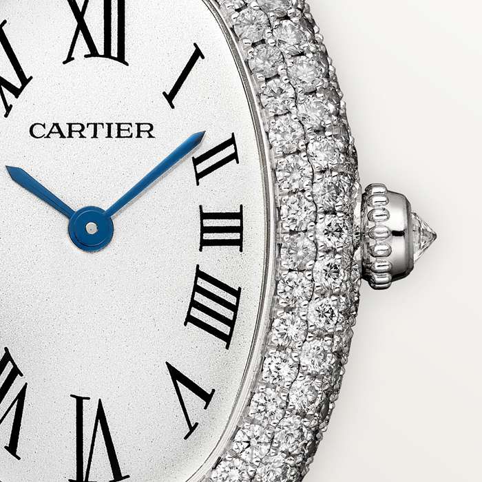 Orologio Cartier Baignoire Modello Piccolo Movimento al quarzo Cassa in oro bianco 18 carati WJBA0049 - immagine 4