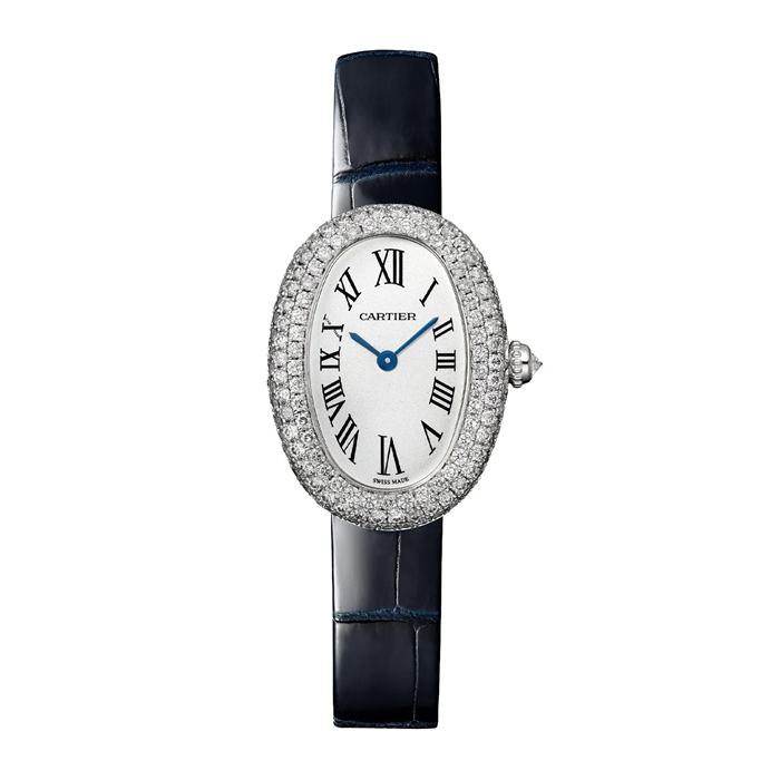 Orologio Cartier Baignoire Modello Piccolo Movimento al quarzo Cassa in oro bianco 18 carati WJBA0049