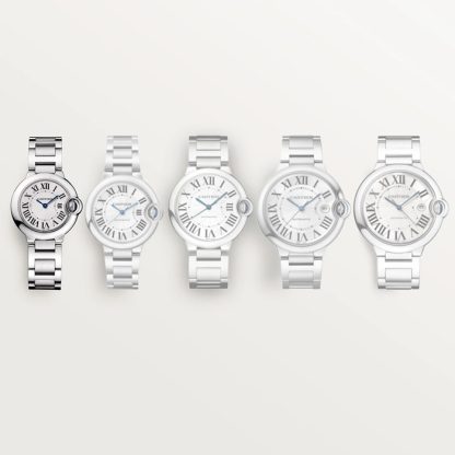 Orologio Cartier Ballon Bleu De Cartier 28 mm Movimento al quarzo Cassa in acciaio WSBB0073 - immagine 5