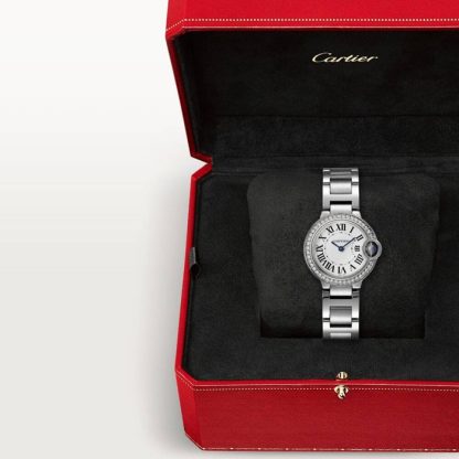 Orologio Cartier Ballon Bleu De Cartier 28mm Movimento al quarzo W4BB0030 - immagine 3