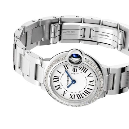 Orologio Cartier Ballon Bleu De Cartier 28mm Movimento al quarzo W4BB0030 - immagine 5