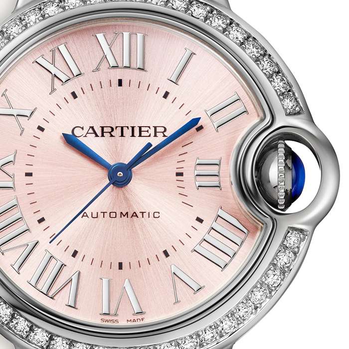 Orologio Cartier Ballon Bleu De Cartier 33 mm Carica automatica Cassa in acciaio W4BB0037 - immagine 2