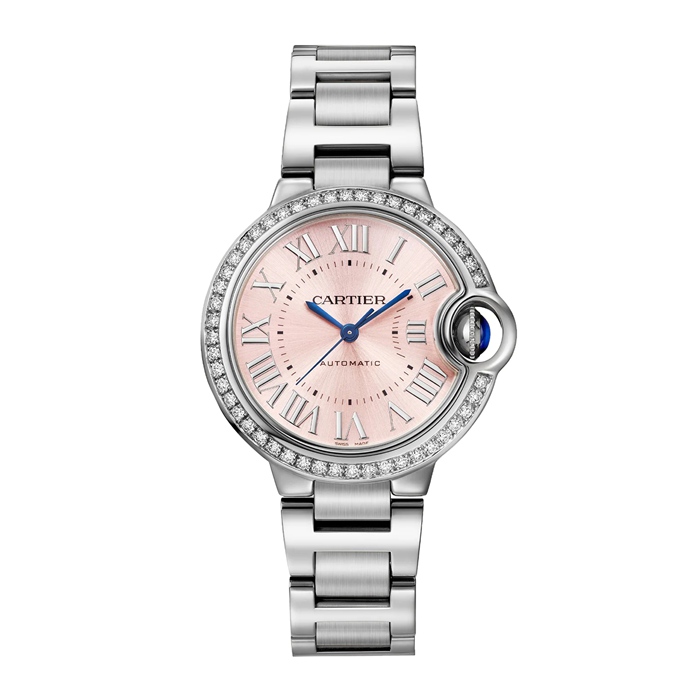 Orologio Cartier Ballon Bleu De Cartier 33 mm Carica automatica Cassa in acciaio W4BB0037