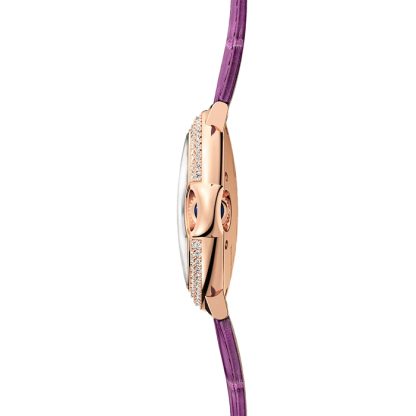 Orologio Cartier Ballon Bleu De Cartier 33 mm Movimento automatico Oro rosa Diamanti Pelle WE902066 - immagine 2