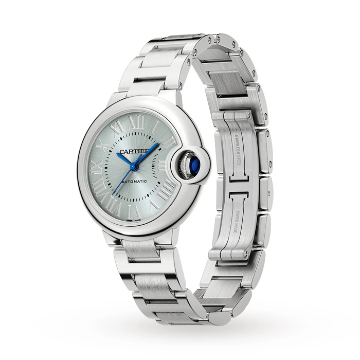 Orologio Cartier Ballon Bleu De Cartier 33 mm Movimento automatico in acciaio WSBB0062 - immagine 2