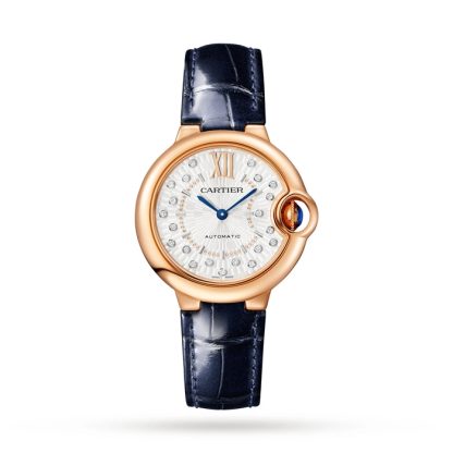 Orologio Cartier Ballon Bleu De Cartier 33 mm Movimento meccanico a carica automatica Oro rosa WGBB0052