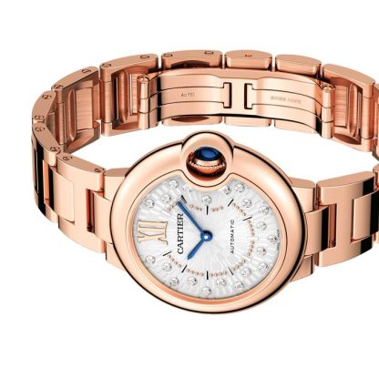 Orologio Cartier Ballon Bleu De Cartier 33 mm Movimento meccanico a carica automatica Oro rosa WGBB0054 - immagine 5