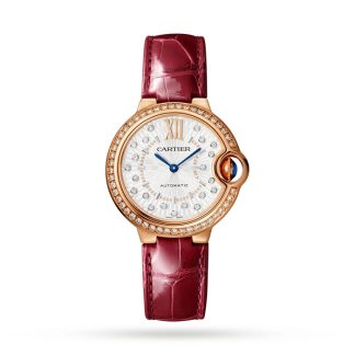 Orologio Cartier Ballon Bleu De Cartier 33 mm Movimento meccanico a carica automatica Oro rosa WJBB0080